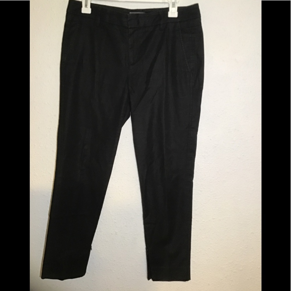 Vince navy Blue chinos ankle zip stretchy pants size 6
